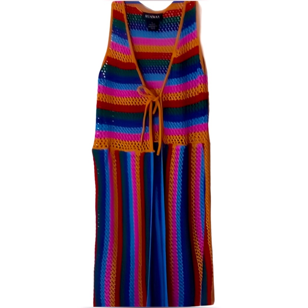 🌺Anthropologie Runway 7 Rare Maxi Crocheted Vest🌸🌺
